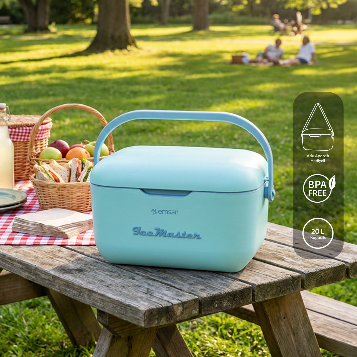 Emsan Icemaster Thermos Box 20L, Blue