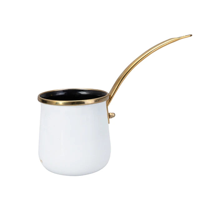 Emsan Troy Medium Coffee Pot – White